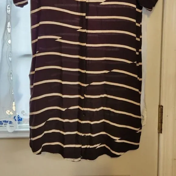 Madewell Break Stripe Courier Dress Black - Pockets XXS - Picture 4 of 8